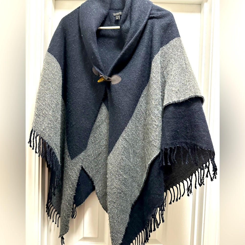 Ann Taylor Colorblock Cape